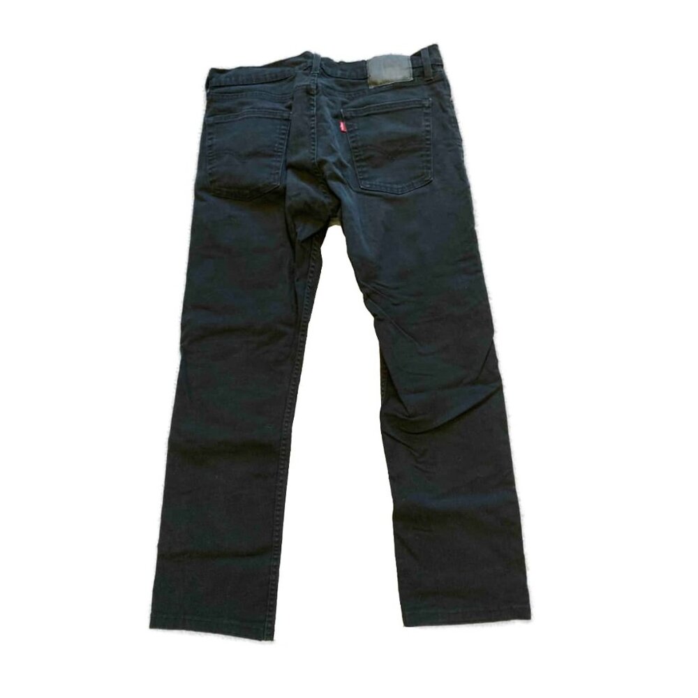 Levi Strauss Men's Straight Leg Denim Jeans - Black - 33W x 32 L